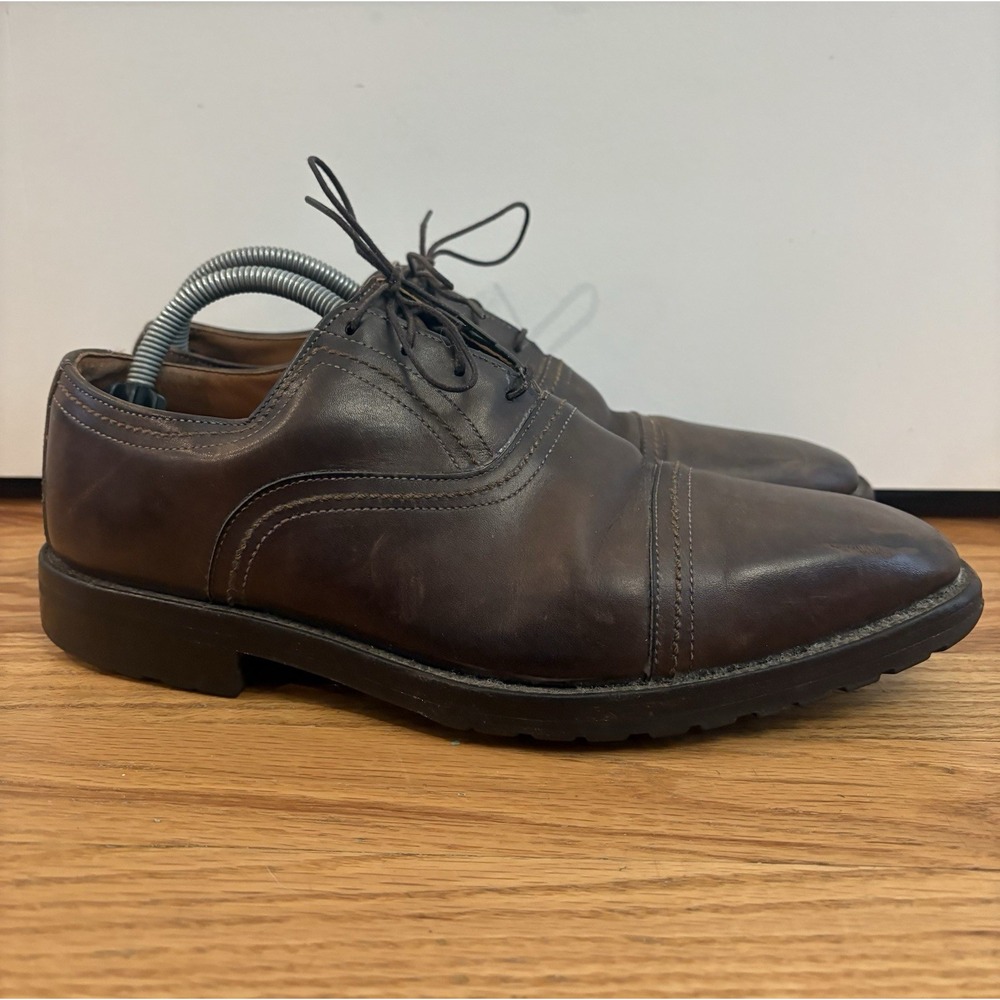 Allen Edmonds Men's Westwood‎ Dark Brown Cap Toe Oxford Lace Up Shoes Size 9 D